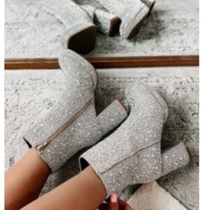 Rhinestone booties